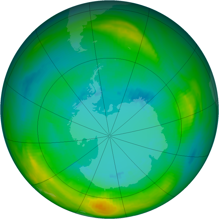 Ozone Map 1981-08-26